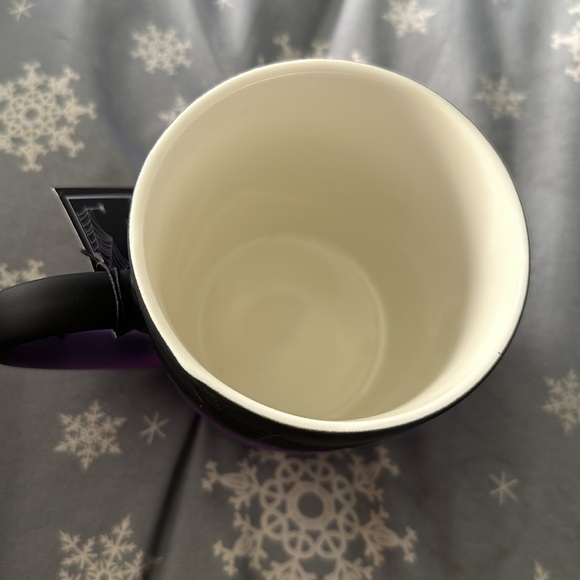 Cobwebs & Cauldrons black & purple spiderweb mug - Picture 5 of 5